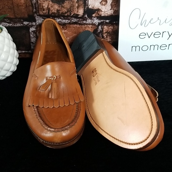SAS| Moc Toe Leather Kittle Tassel Fringe Loafer main image 5